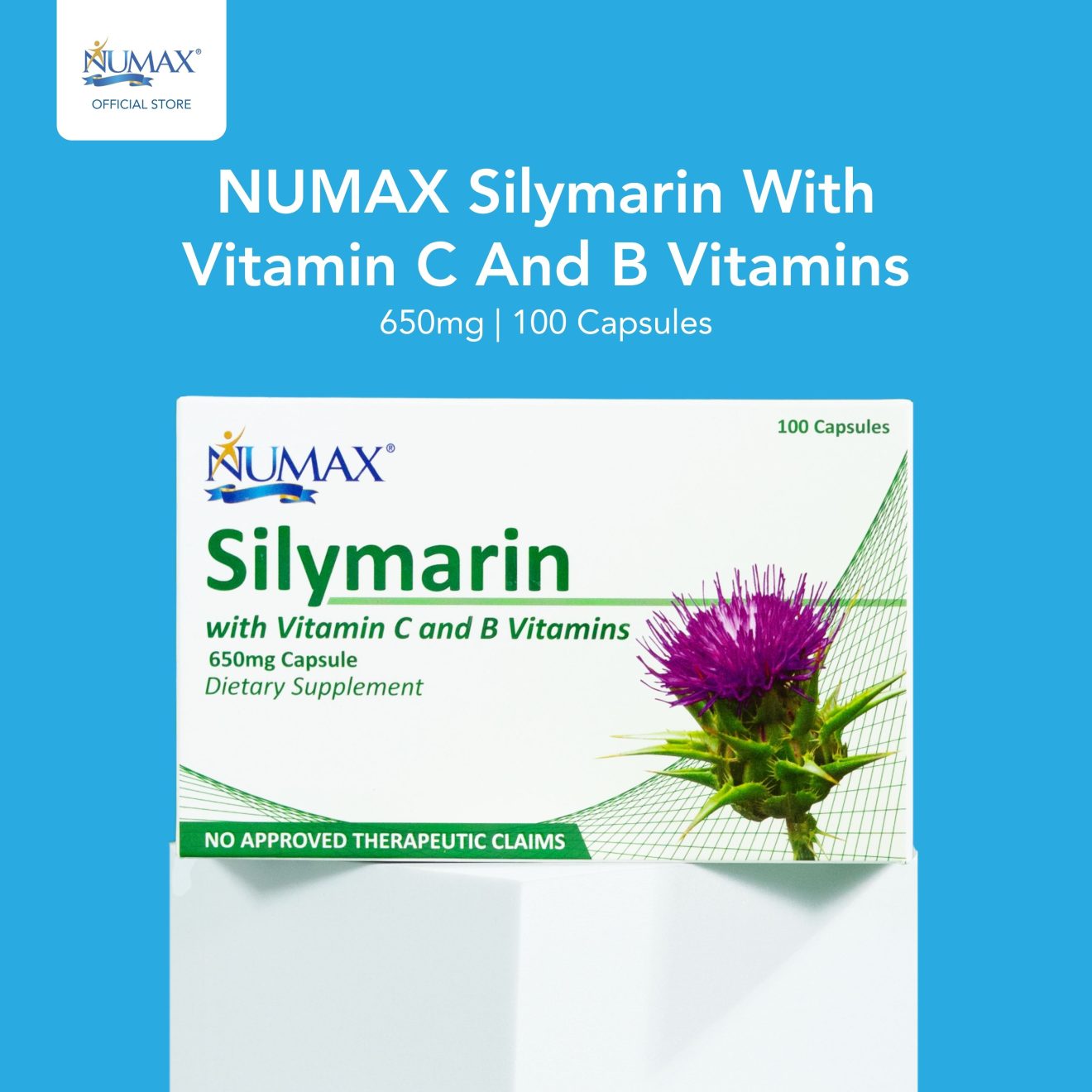 Numax Slg NUMAX Silymarin With Vitamin C And B Vitamins 650mg | Airlife
