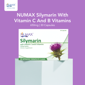 NUMAX Silymarin With Vitamin C And B Vitamins 650mg - 30 Capsules