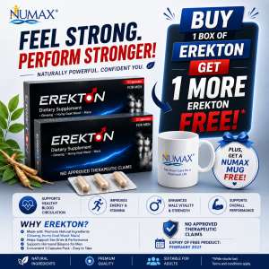 Numax Erekton Bundle 1 Promo – Buy 1 Box Get 1 Box FREE plus Free Numax Mug